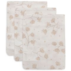 Lot de 3 gants de toilette coton