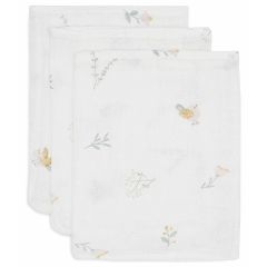 Lot de 3 gants de toilette coton