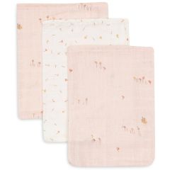 Lot de 3 gants de toilette coton