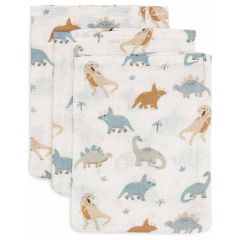 Lot de 3 gants de toilette coton