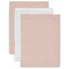 Lot de 3 gants de toilette coton