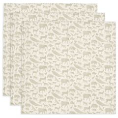 Lot de 3 langes coton small 70 x 70 cm