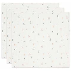 Lot de 3 langes coton small 70 x 70 cm