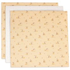 Lot de 3 langes coton small 70 x 70 cm