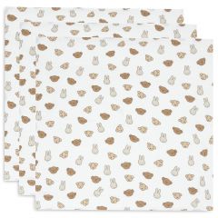 Lot de 3 langes coton small 70 x 70 cm