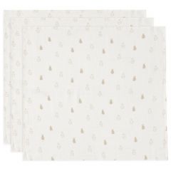 Lot de 3 langes coton small 70 x 70 cm