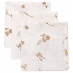 Lot de 3 serviettes coton 31 x 31 cm