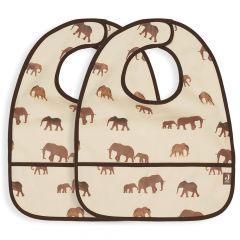 Lot de 2 bavoirs imperméables