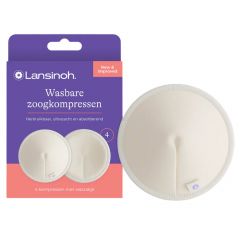 Coussinets d'allaitement réutilisables - 4 pcs