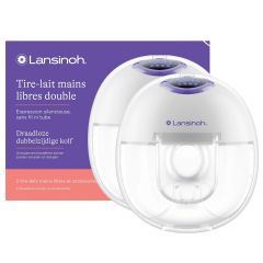 Tire-lait mains libres - double