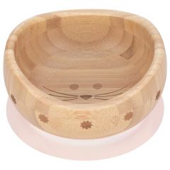 Bol en bambou avec ventouse