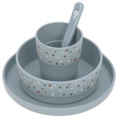 Coffret repas en PP/cellulose - 4pcs