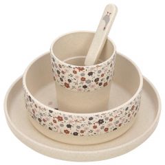 Coffret repas en PP/cellulose - 4pcs