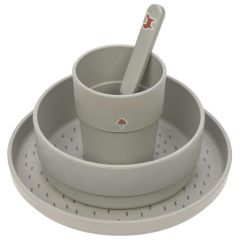 Coffret repas en PP/cellulose - 4pcs