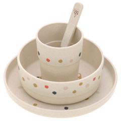 Coffret repas en PP/cellulose - 4pcs