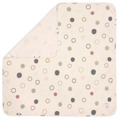 Couverture bébé en coton bio 80 x 80 cm