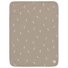 Couverture bébé en mousseline 75x100cm