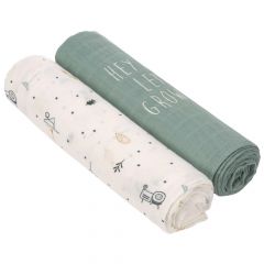 Set de 2 langes XL divinement doux