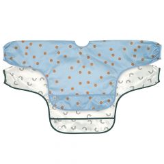 Lot de 2 bavoirs à manches longues