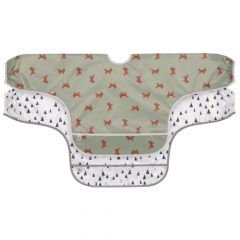 Lot de 2 bavoirs à manches longues