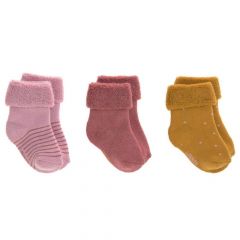 Lot de 3 paires de chaussettes bébé terry fleece - taille 15-18
