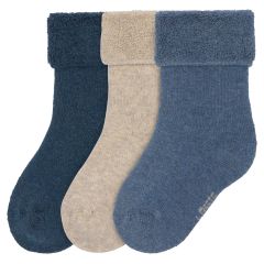 Lot de 3 paires de chaussettes bébé terry fleece - taille 12-14