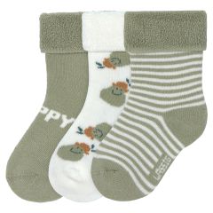 Lot de 3 paires de chaussettes bébé terry fleece - taille 12-14