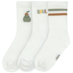 Lot de 3 paires de chaussettes tennis taille 23-26