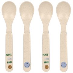 Lot de 4 cuillères en PP/Cellulose