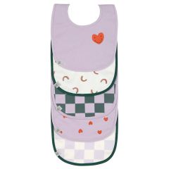 Lot de 5 bavoirs éponge imperméable