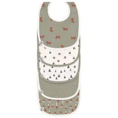 Lot de 5 bavoirs éponge imperméable