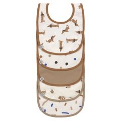 Lot de 5 bavoirs éponge imperméable