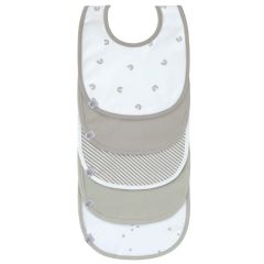 Lot de 5 bavoirs éponge imperméable