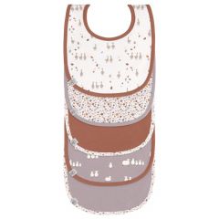 Lot de 5 bavoirs éponge imperméable