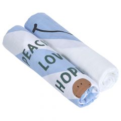 Set de 2 langes XL divinement doux