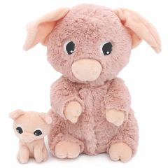 Barbekiou le cochon maman/bébé