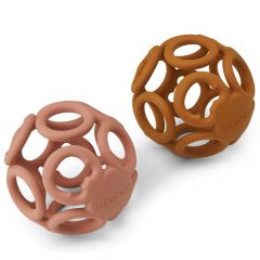 Lot de 2 balles de dentition Jasmin