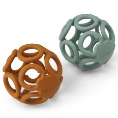 Lot de 2 balles de dentition Jasmin