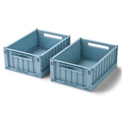 Lot de 2 boîtes de rangement Weston taille S