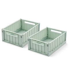 Lot de 2 boîtes de rangement Weston taille S