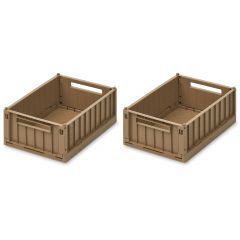 Lot de 2 boîtes de rangement Weston taille S