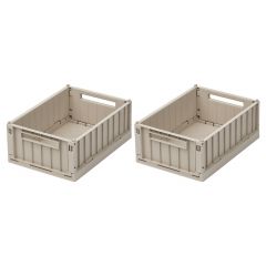 Lot de 2 boîtes de rangement Weston taille S