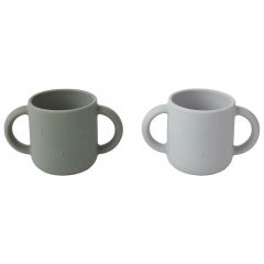 Lot de 2 tasses en silicone Gene