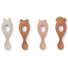 Lot de 4 cuillères en silicone Liva