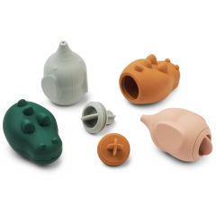 Lot de 4 Jouets de bain squeezy Carolina