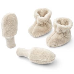 Set moufles et chaussons Fernanda - Taille 0/3 m