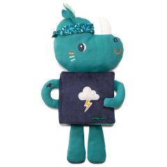 Livre doudou Marius le rhinocéros