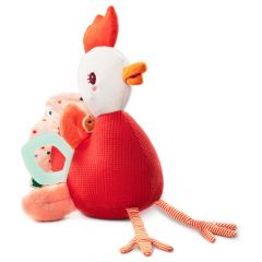 Peluche multi-activités Paulette la poule