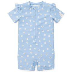 Combinaison de bain manches courtes avec ruches - taille 86-92