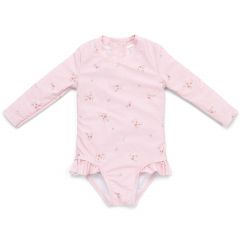 Combinaison de bain manches longues avec ruches - taille 86-92